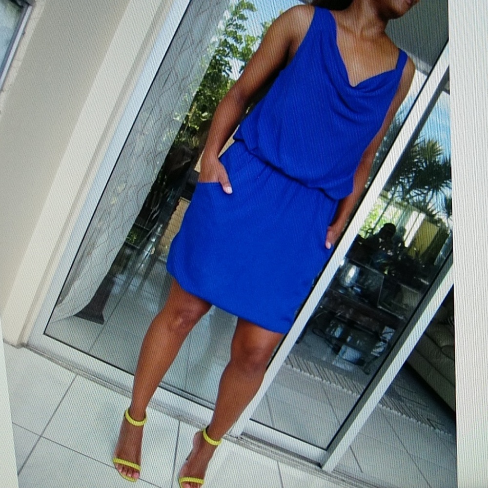 Theory Dress with Drape